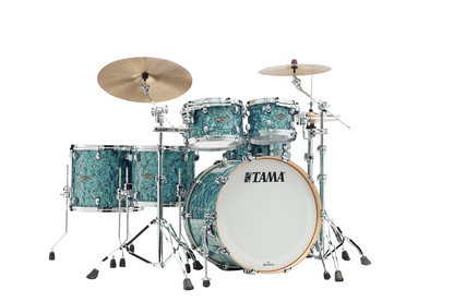 Tama Starclassic Walnut Birch 5 piece Shell Pack in Turquoise Pearl