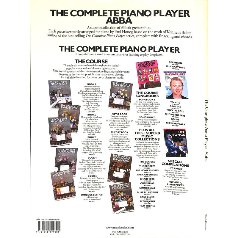 The Complete Piano Player ABBA