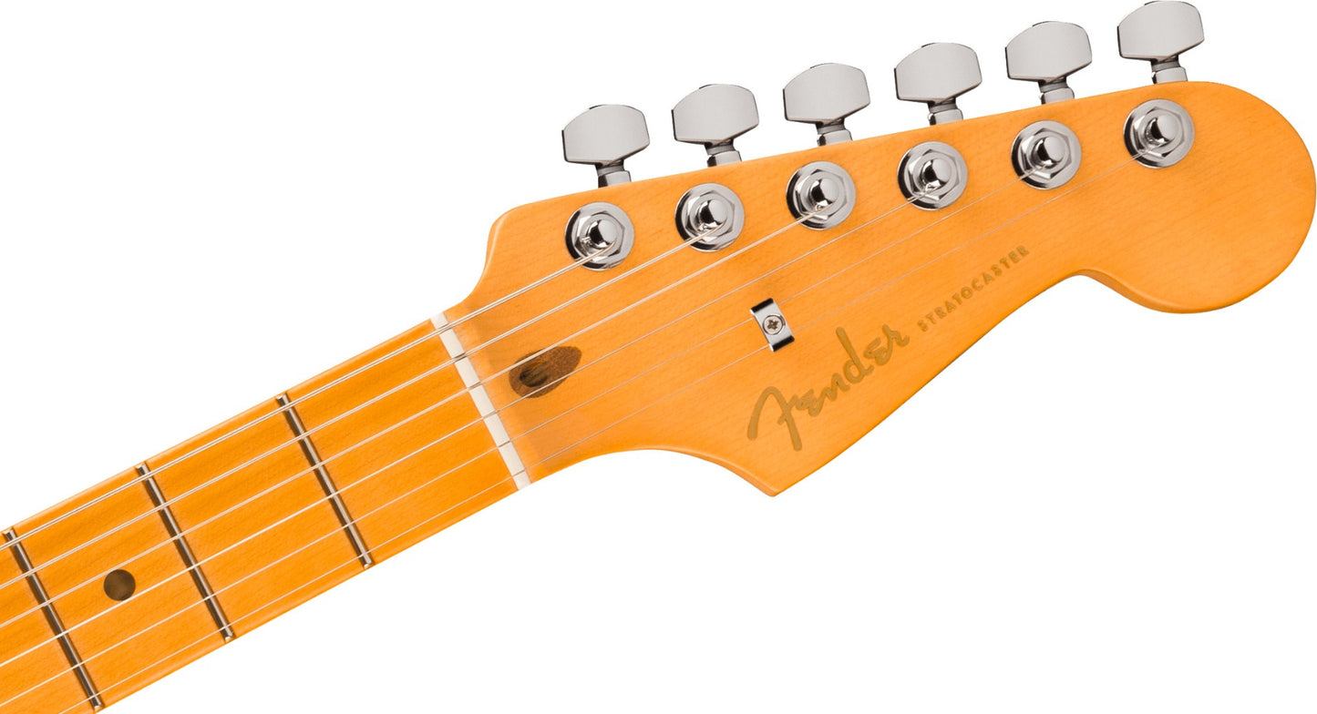 Fender American Ultra II Stratocaster HSS, Maple Fingerboard in Solar Flare | EX-DEMO