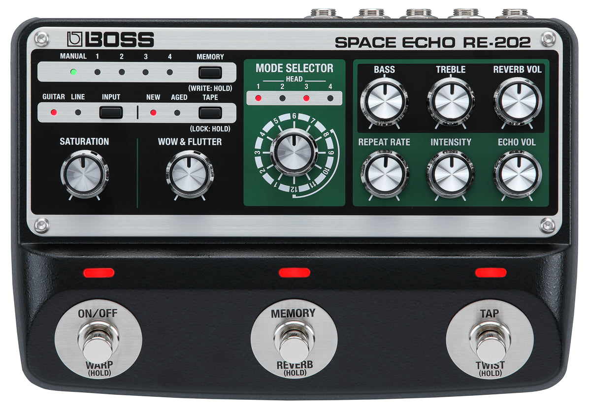 BOSS RE202 Space Echo Delay Pedal