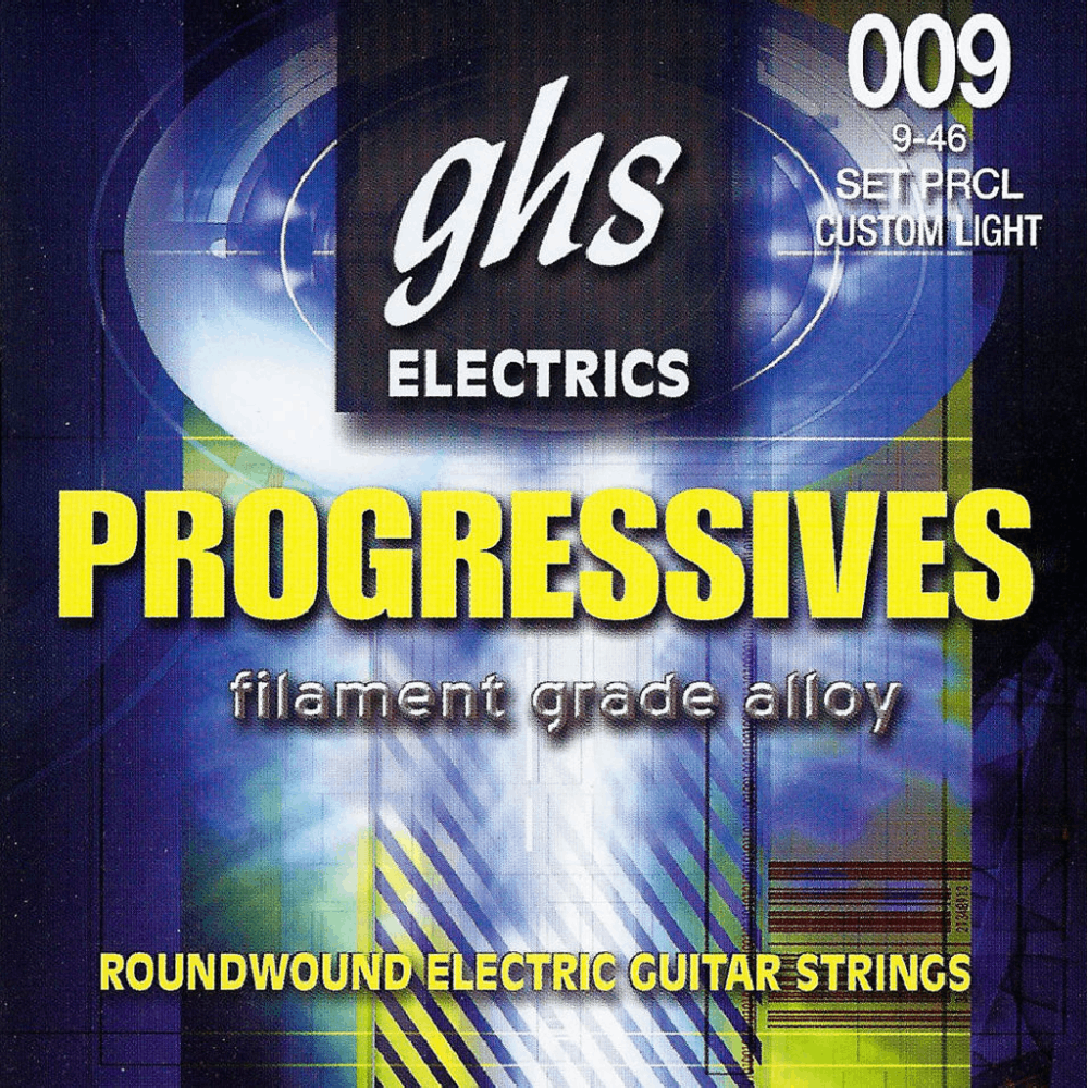 GHS PRCL Progressives Custom Light Electric Guitar Strings 9-46 Gauge