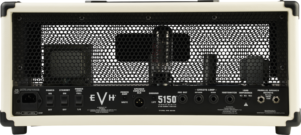 EVH 5150 Iconic Series 15W 6L6 Head in Ivory