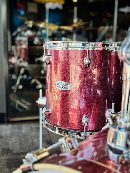 Pearl Midtown 16" Shell Pack (10T, 13FT, 16BD, 13S) in Black Cherry Glitter | EX-DEMO