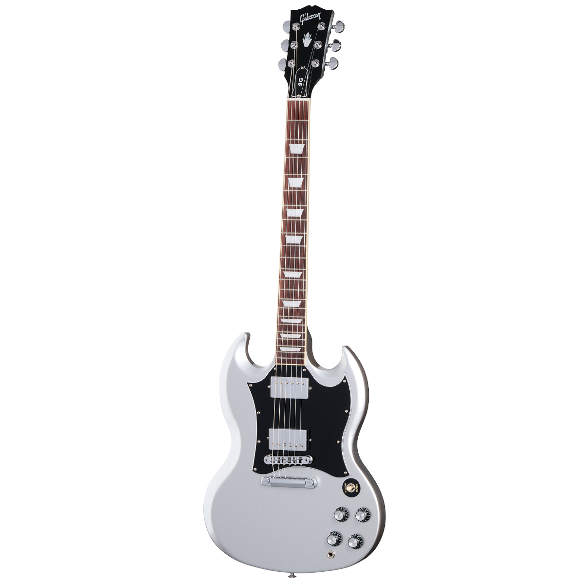 Gibson SG Standard Electric Guitar in Silver Mist
