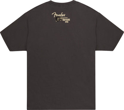 Fender Wings To Fly S Size T-Shirt in Vintage Black