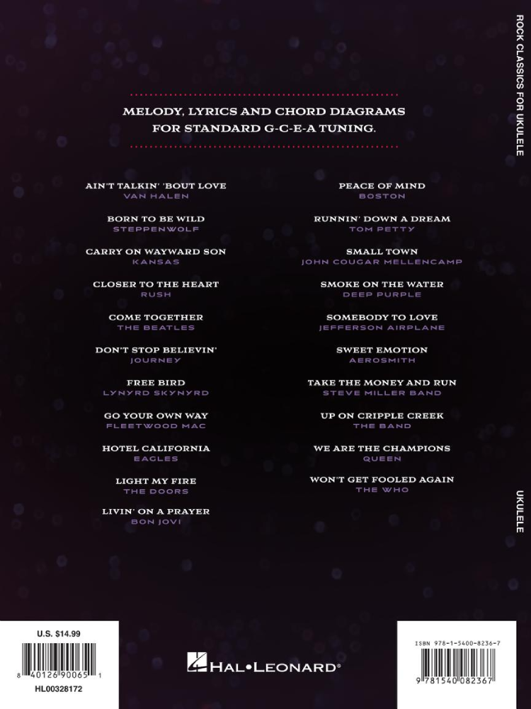 Rock Classics for Ukulele