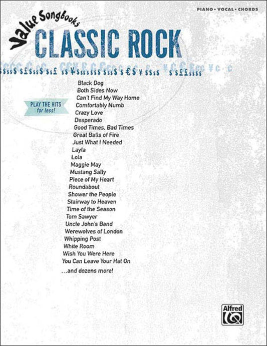 Classic Rock Value Songbooks Series PVG
