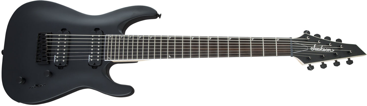 Jackson JS Series Dinky Arch Top JS32-8 DKA HT, Amaranth Fingerboard in Satin Black