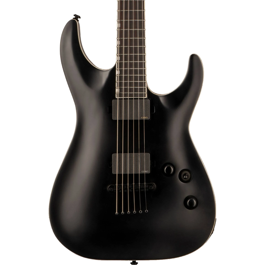 ESP LTD MH 400B Baritone in Black Satin