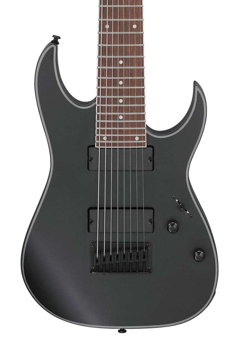 Ibanez RG8EX 8 String Electric Guitar in Black Flat
