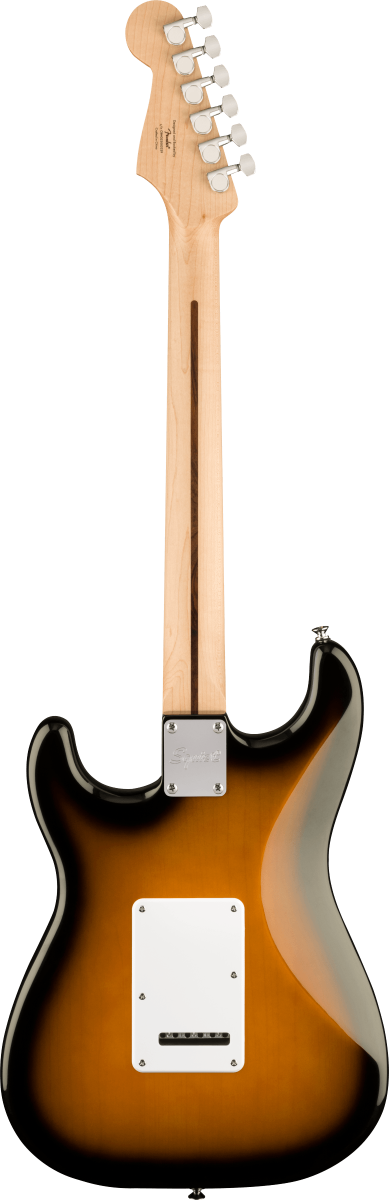 Squier FSR Squier Sonic Stratocaster HSS, Maple Fingerboard, White Pickguard in 2-Color Sunburst