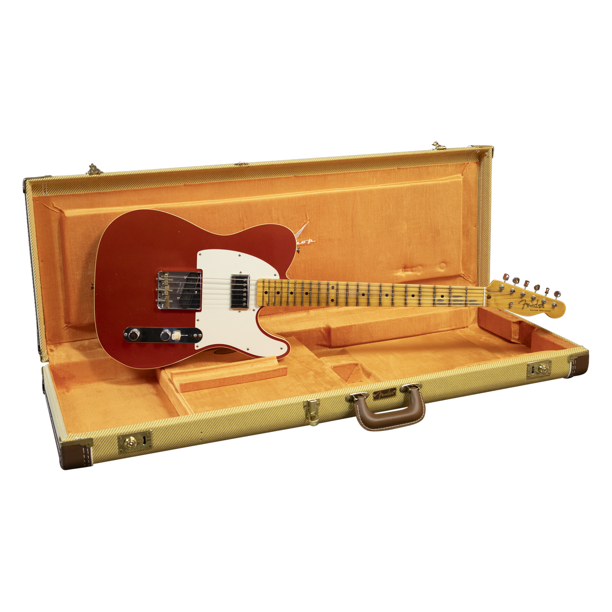 Fender Custom Shop 1959 Telecaster Custom HS Journeyman Relic in Aged Candy Tangerine