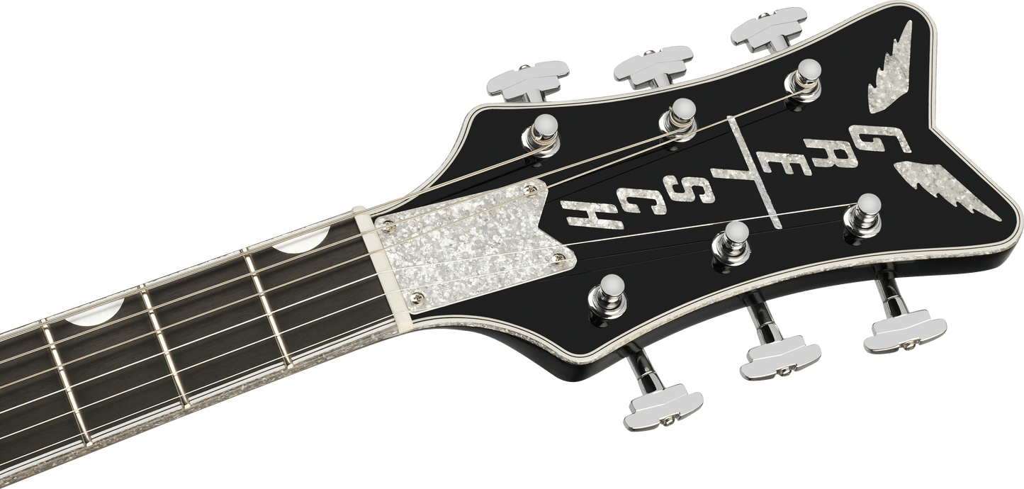 Gretsch G6134T-58 Limited Edition Penguin with String-Thru Bigsby Electric Guitar in Light Blue Pearl