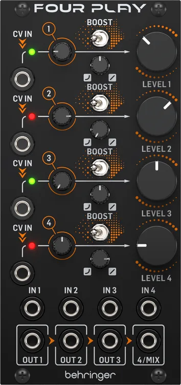 Behringer Four Play Quad Volt Controlled Amplifiers and Mixer Module