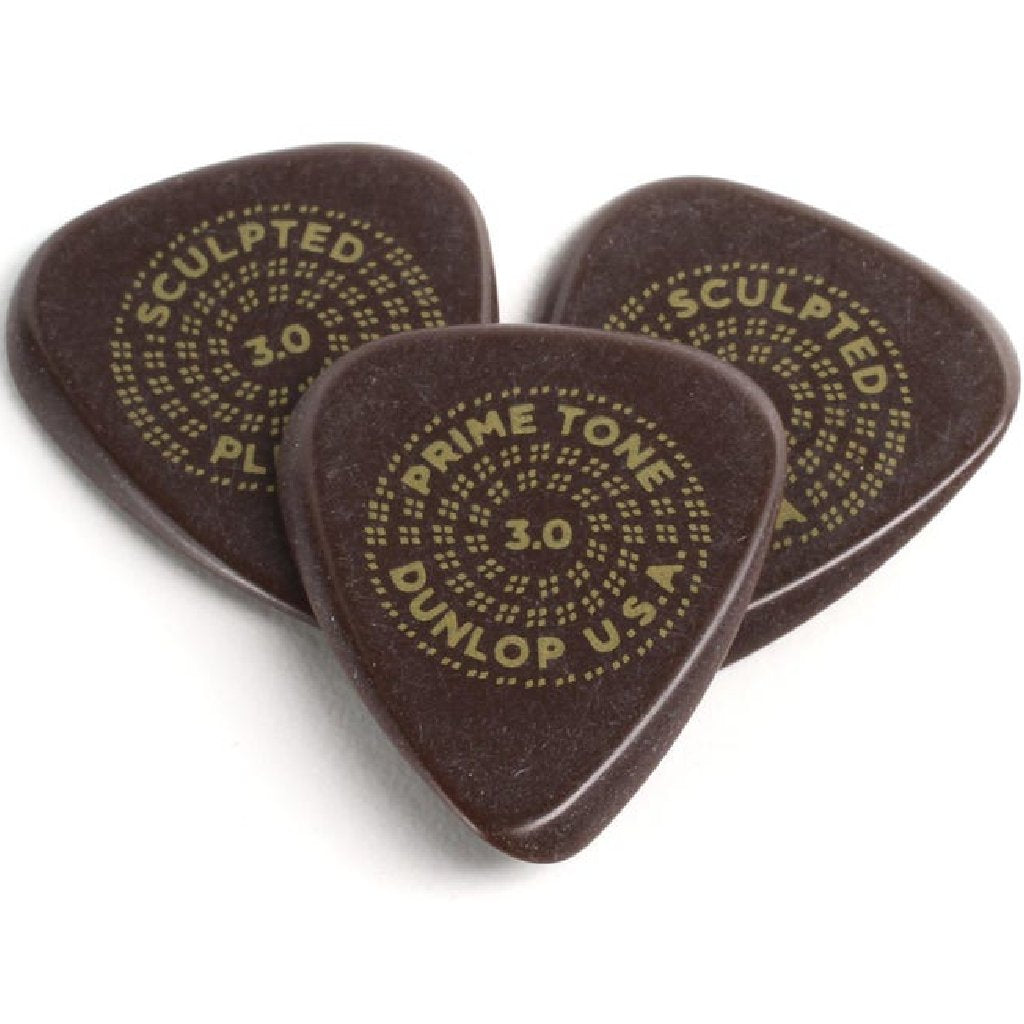 Jim Dunlop Primetone Standard Smooth Guitar Picks 3.0mm 3 pack