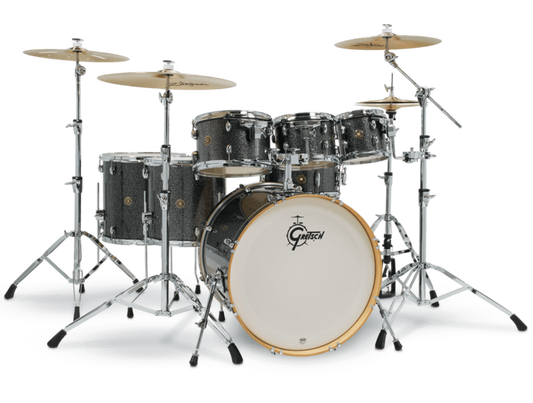 Gretsch Catalina Maple 7 Piece Shell Pack in Black Stardust