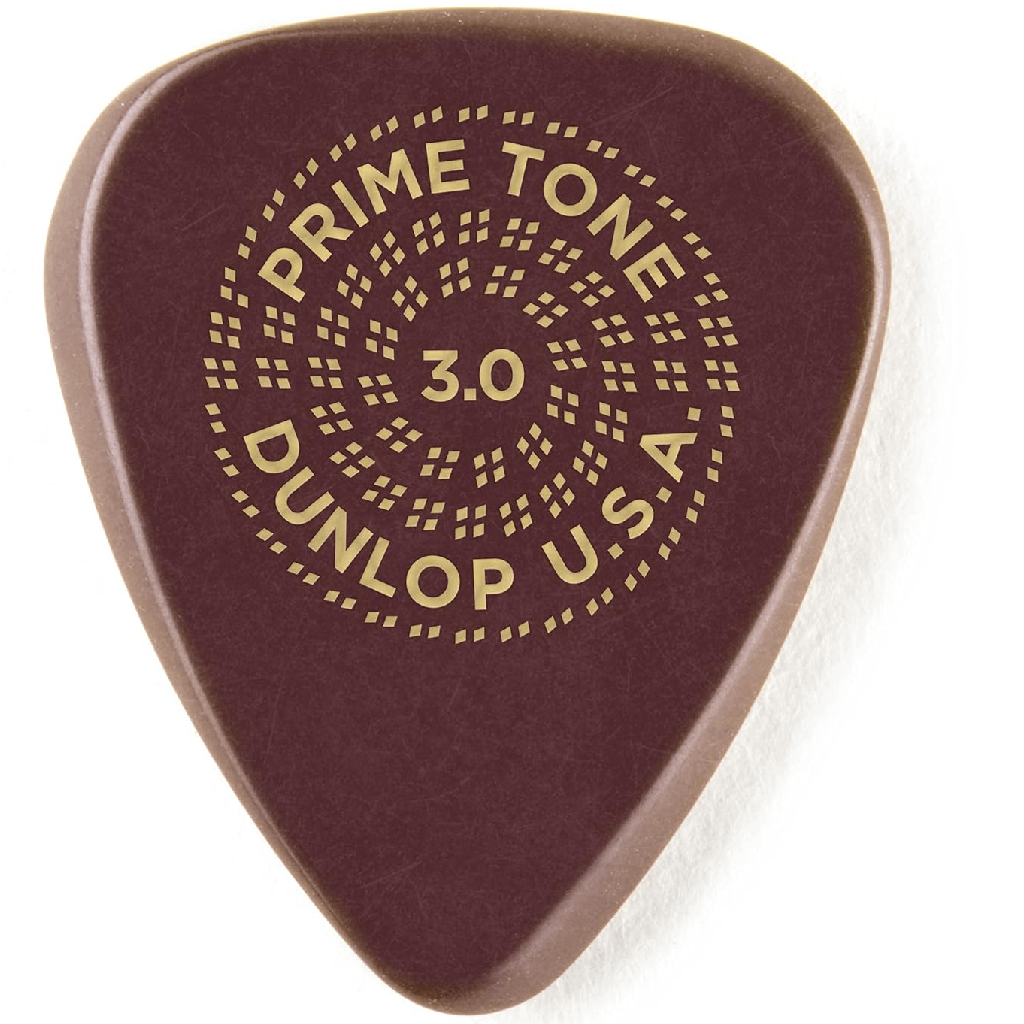 Jim Dunlop Primetone Standard Smooth Guitar Picks 3.0mm 3 pack