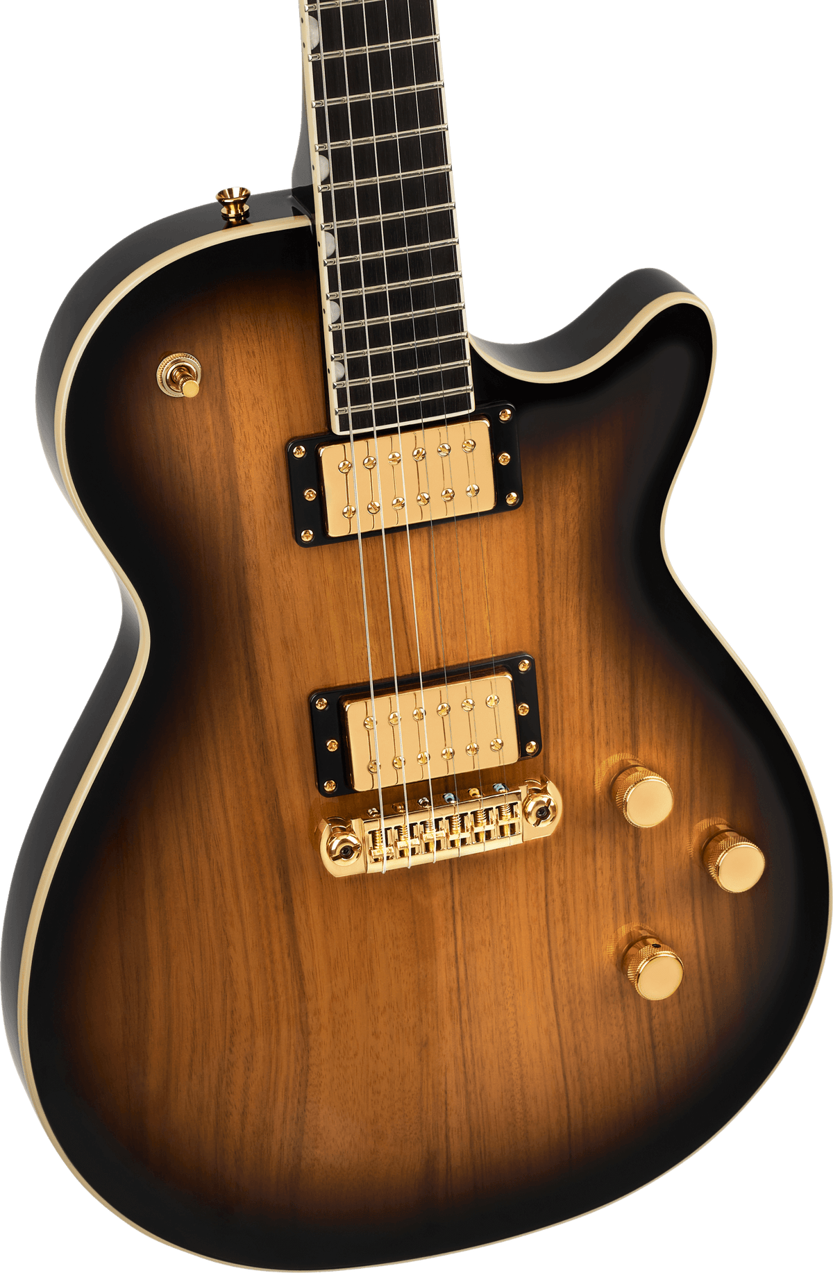 Gretsch Limited Edition Electromatic Black Limba Jet in Sunburst