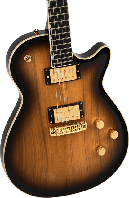 Gretsch Limited Edition Electromatic Black Limba Jet in Sunburst