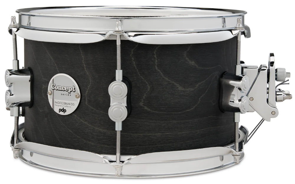 PDP Concept Series 6" x 10" Black Wax Maple Shell Snare Drum