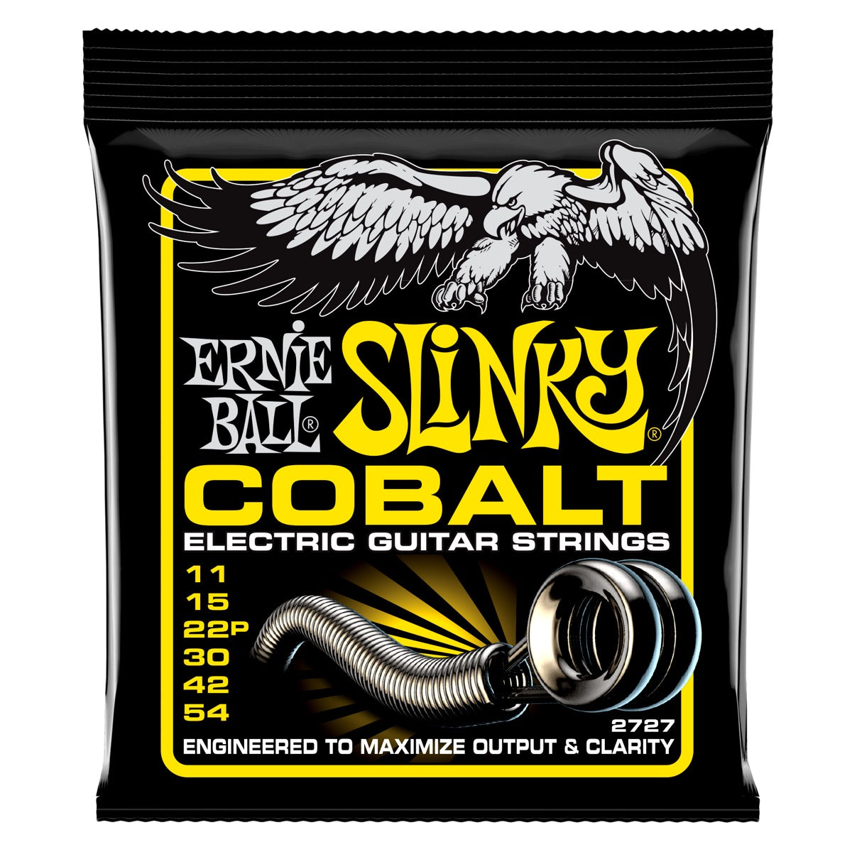 Ernie Ball Cobalt Beefy Slinky Electric Guitar Strings Set 2 PACK 11-54 Gauge