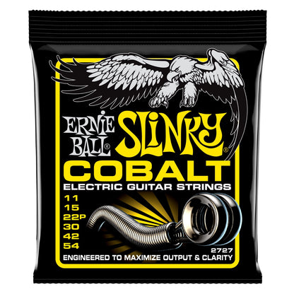Ernie Ball Cobalt Beefy Slinky Electric Guitar Strings Set 2 PACK 11-54 Gauge