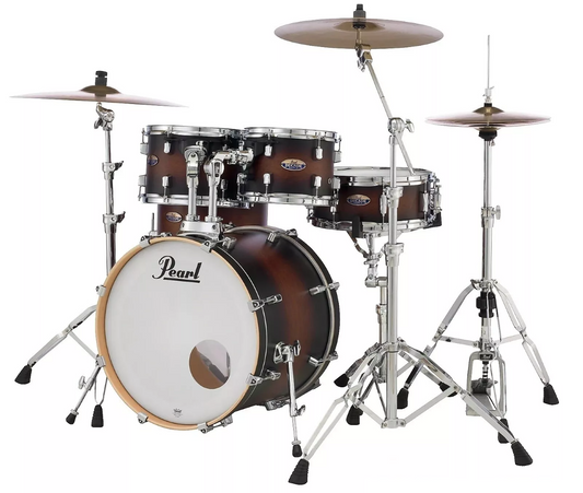 Pearl Decade Maple 20 Fusion 5 Piece Drum Kit in Satin Brown Burst