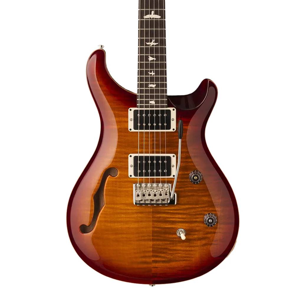 PRS CE 24 Semi Hollow Electric Guitar in Dark Cherry Sunburst (USA)