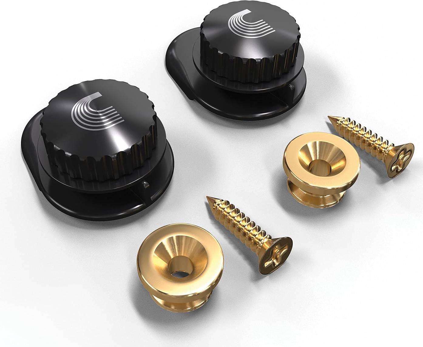 D'Addario Planet Waves Universal Strap Lock System in Gold