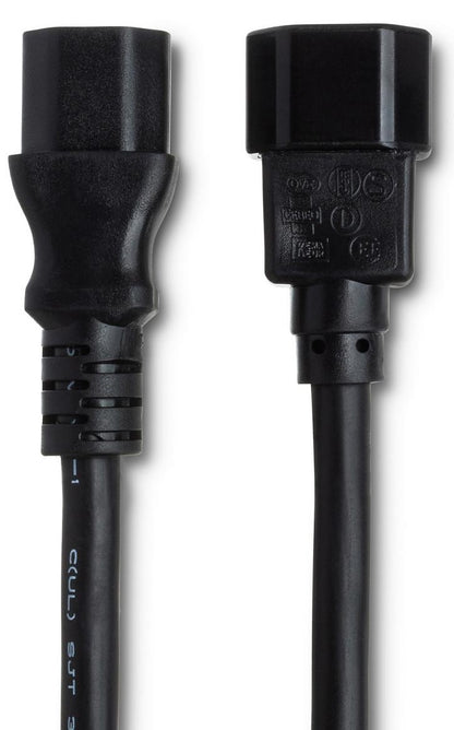 HOSA PWL403 Power Extension Cord IEC C14 to IEC C13 3Ft