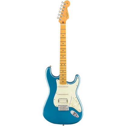 Fender American Professional Classic Stratocaster HSS Electric Guitar, Maple Fingerboard in Faded Lake Placid Blue