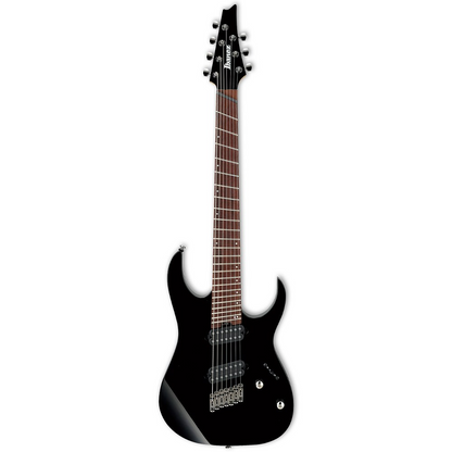 Ibanez RGMS7 7 String Multiscale Electric Guitar in Black