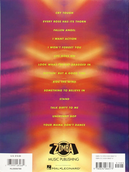 Best of Poison Guitar Recorded Versions Softcover Tab