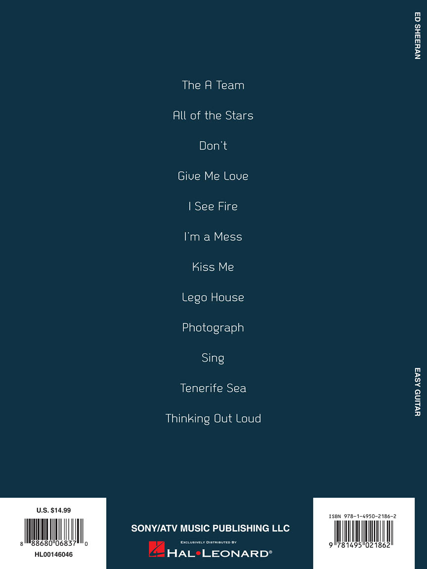 Ed Sheeran for Easy Guitar Notes & Tab