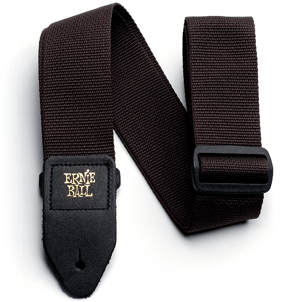 Ernie Ball Polypro Guitar Strap Or Bass Strap in Brown