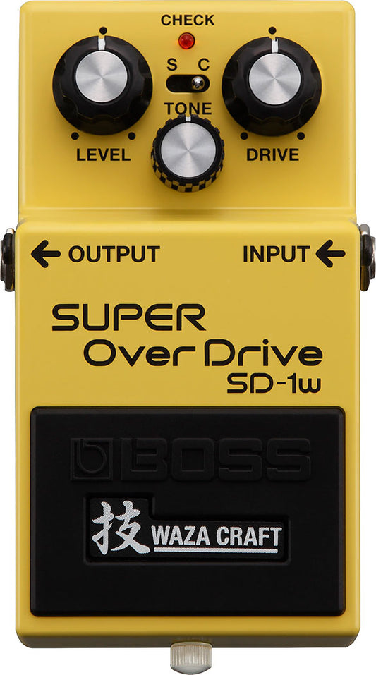 Boss SD1W Waza Craft Special Edition SUPER OverDrive Pedal
