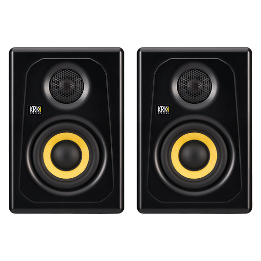 KRK Kreate 3 Active 3" Two-Way Studio Reference Monitors (Pair) + FREE HEADPHONES (Via Redemption)