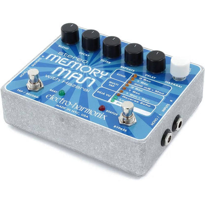 Electro Harmonix Stereo Memory Man with Hazarai Delay and Looper Pedal