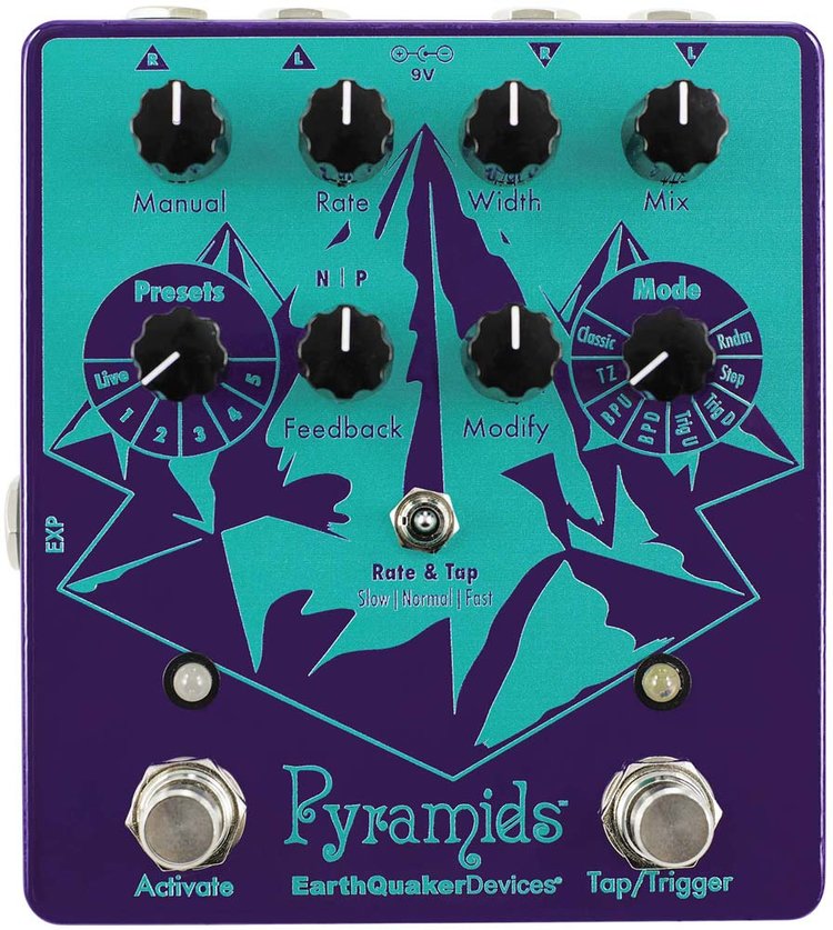 EarthQuaker Devices Pyramids Stereo Flanger Pedal