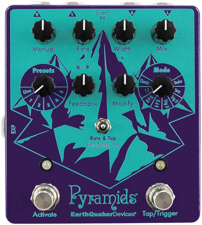 EarthQuaker Devices Pyramids Stereo Flanger Pedal