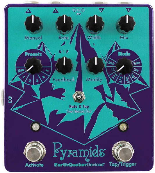 EarthQuaker Devices Pyramids Stereo Flanger Pedal