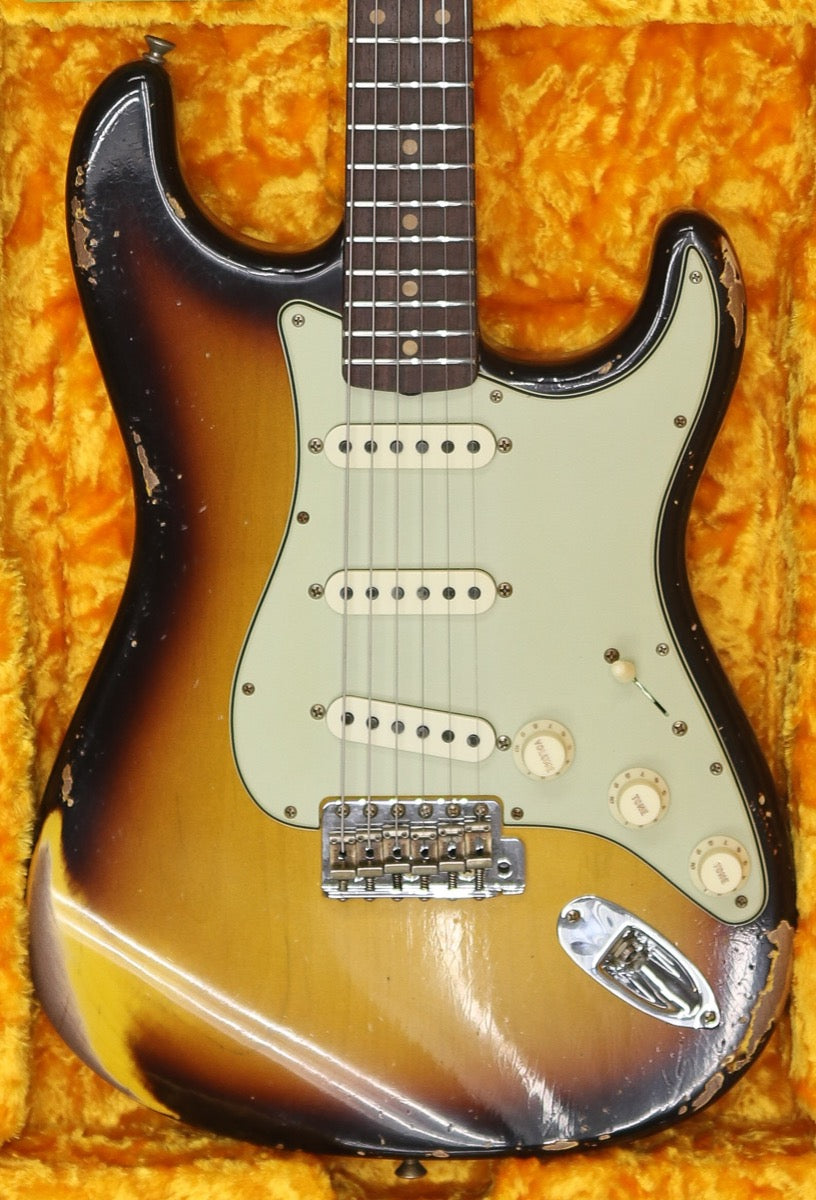 Fender Custom Shop 1960 Stratocaster Heavy Relic in Faded Aged 3 Color Sunburst
