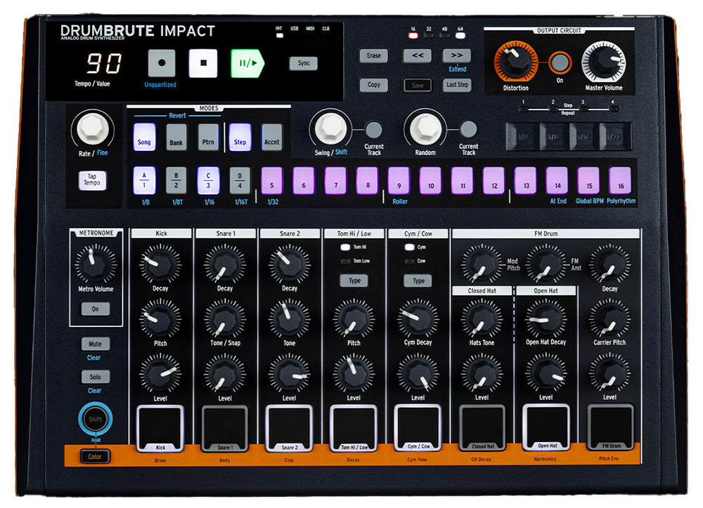 Arturia DrumBrute Impact Analog Drum Synthesizer