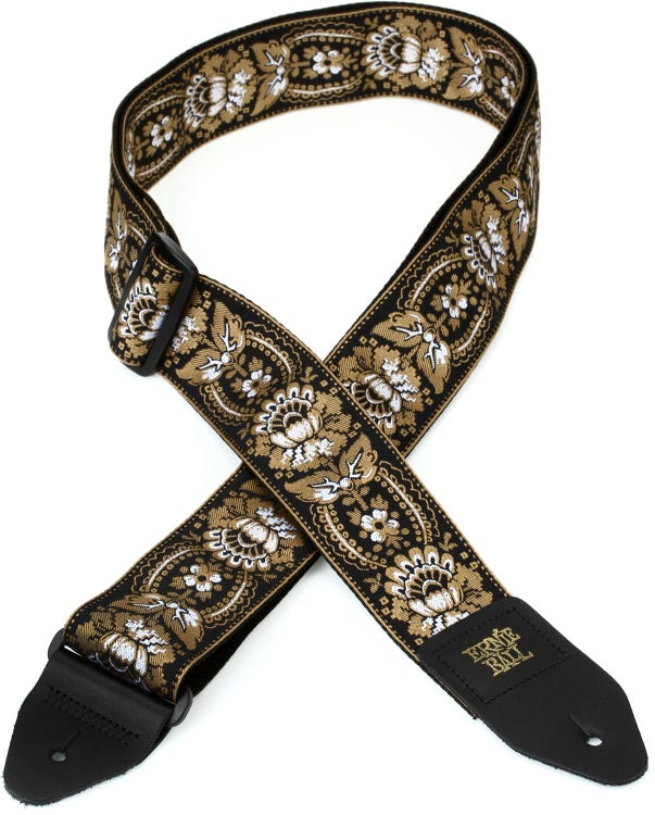 Ernie Ball Classis Jacquard Guitar Or Bass Strap in Royal Orleans