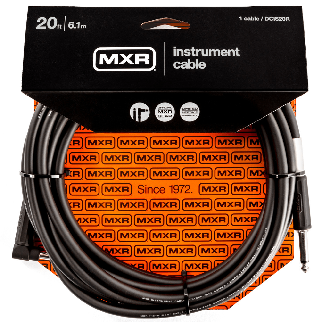 MXR 20 FT Standard Straight to Right Angle Instrument Cable