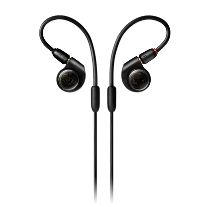 Audio-Technica 3000 Series Wireless In Ear Monitor System includes ATW-R3250 receiver + ATW-T3205 Transmitter + ATH-E40 professional in ear headphones