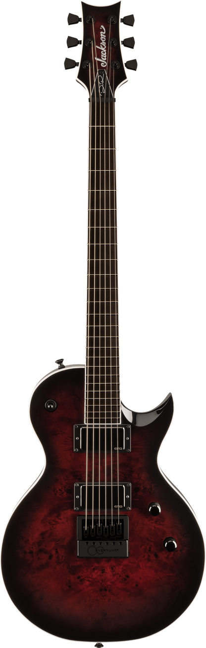 Jackson Pro Series Signature Diamond Rowe Monarkh DR12MG EVTN6 Electric Guitar in Dark Rose