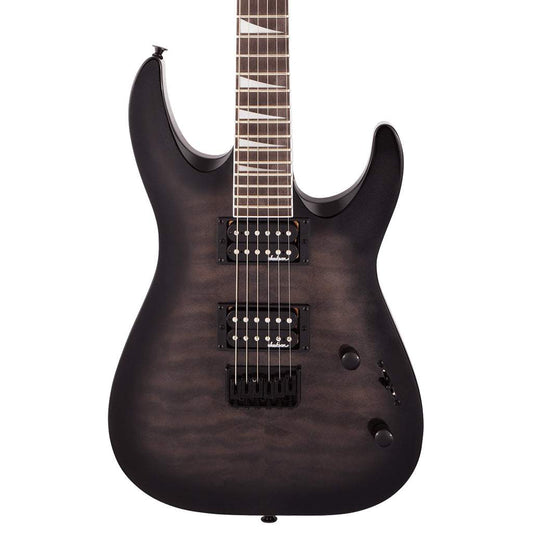 Jackson JS Series Dinky Arch Top JS32Q DKA HT in Transparent Black Burst