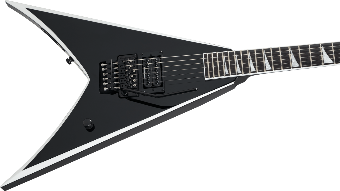 Jackson Pro Series Signature Wes Borland King V KV in Black With White Bevels