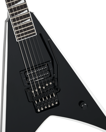 Jackson Pro Series Signature Wes Borland King V KV in Black With White Bevels